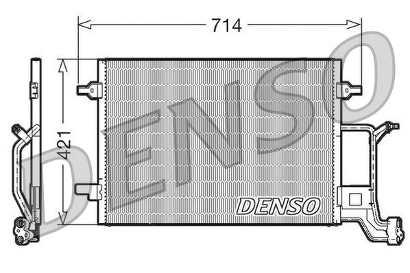 DENSO DCN32019 İklimlendirme Sistemi Klima Radyatörü - AUDI A4 B5 (8D2) uyumlu