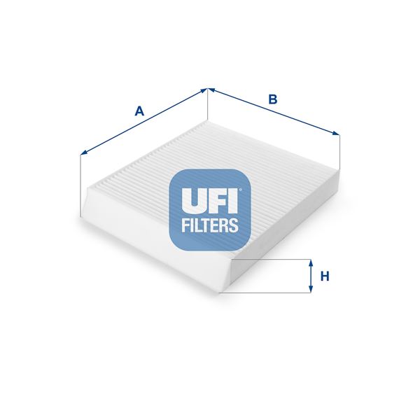 UFI 53.087.00 İklimlendirme Sistemi Polen Filtresi - RENAULT MEGANE Scénic (JA0/1_) uyumlu