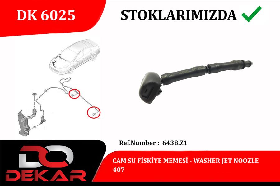 Cam Yıkama Su Fıskiye Memesi - DEKAR - DK6025 Ürün Görseli