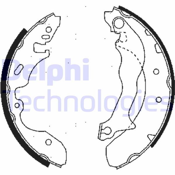 DELPHI LS1684 Fren Sistemleri Fren Pabucu - FORD MONDEO I (GBP) uyumlu