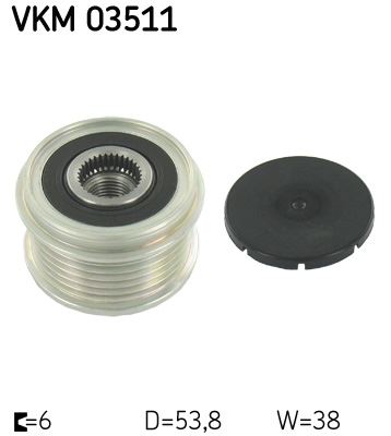 SKF VKM 03511 Elektrik Sistemi Alternatör - SAAB 9-5 (YS3G) uyumlu