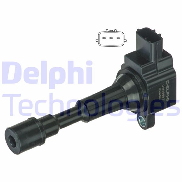 DELPHI GN10697-12B1 Ateşleme Sistemi Ateşleme Bobini - MAZDA 3 (BK) uyumlu