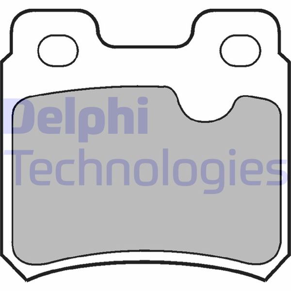 DELPHI LP586 Fren Sistemleri Fren Balatası - OPEL KADETT E Hatchback (T85) uyumlu