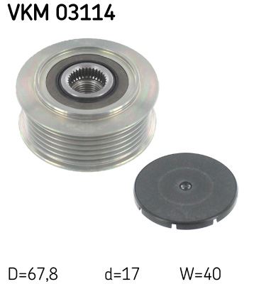 SKF VKM 03114 Elektrik Sistemi Alternatör - VW TRANSPORTER T4 Minibüs/Otobüs (70B, 70C, 7DB, 7DK, 70J, 70K, uyumlu