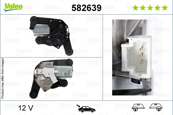 VALEO 582639 Kaporta & Gövde Parçaları Cam Silecek Mekanizması - CITROËN C3 II (SC_) uyumlu