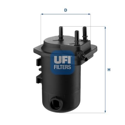 UFI 24.052.00 Yakıt Sistemi Yakıt Filtresi - RENAULT KANGOO Express (FC0/1_) uyumlu