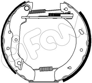 CIFAM 151-285 Fren Sistemleri Fren Pabucu - FORD ESCORT V Turnier (ANL) uyumlu