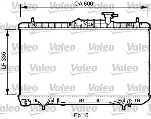 VALEO 734253 Soğutma Sistemi Su Soğutucu & Parçaları - HYUNDAI ACCENT Sedan (X-3) uyumlu