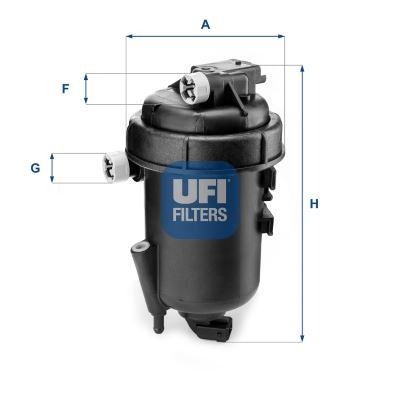 UFI 55.179.00 Yakıt Sistemi Yakıt Filtresi - FIAT SEDICI (189_) uyumlu