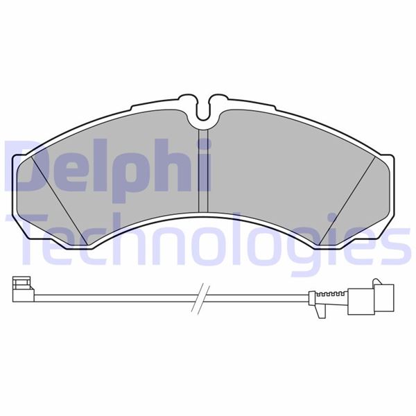 DELPHI LP3658 Fren Sistemleri Fren Balatası - IVECO DAILY II Platform şasi uyumlu