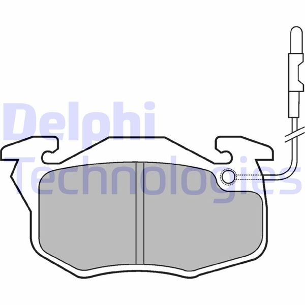 DELPHI LP696 Fren Sistemleri Fren Balatası - RENAULT 19 II Chamade (L53_) uyumlu