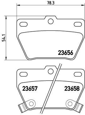 VALEO 670673 Fren Sistemleri Fren Balatası - TOYOTA RAV 4 II (_A2_) uyumlu