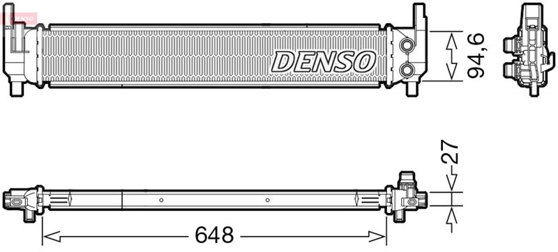 DENSO DRM02042 Soğutma Sistemi Su Soğutucu & Parçaları - VW GOLF VII Variant (BA5, BV5) uyumlu