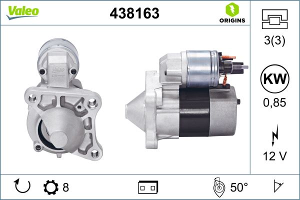 Marş Motoru - VALEO - 448163 Ürün Görseli