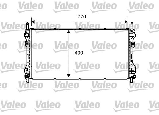 VALEO 734291 Soğutma Sistemi Su Soğutucu & Parçaları - FORD TRANSIT Minibüs/Otobüs (FD_ _, FB_ _, FS_ _, FZ_ _, FC_ _) uyumlu