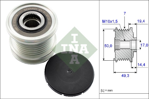 Schaeffler INA 535 0140 10 Elektrik Sistemi Alternatör - MERCEDES-BENZ G-SERISI (W461) uyumlu