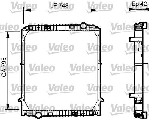 VALEO 733486 Soğutma Sistemi Su Soğutucu & Parçaları - IVECO STRALIS II uyumlu