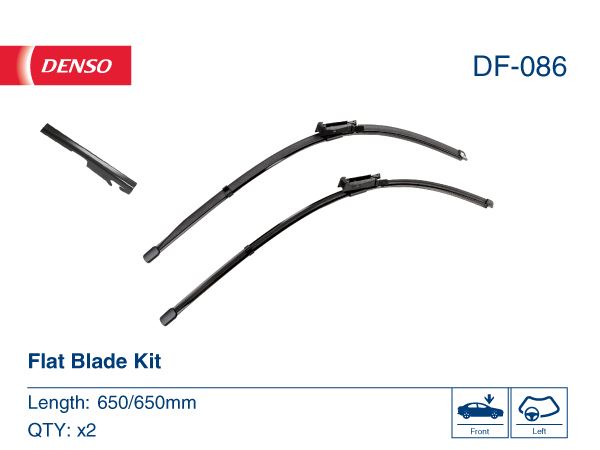 DENSO DF-086 Kaporta & Gövde Parçaları Cam Silecek Mekanizması - SEAT ALTEA (5P1) uyumlu