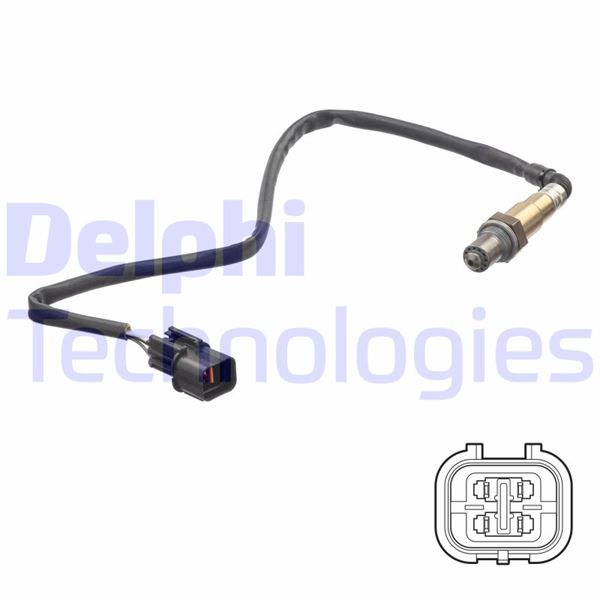 DELPHI ES21257-12B1 Emme & Egzoz Sistemi Egzoz Sensörleri - HYUNDAI i10 I (PA) uyumlu