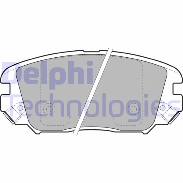 DELPHI LP1974 Fren Sistemleri Fren Balatası - HYUNDAI GRANDEUR (TG) uyumlu