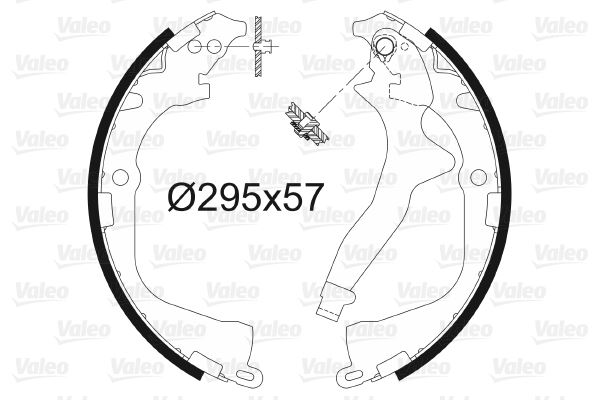 VALEO 564148 Fren Sistemleri Fren Pabucu - VW AMAROK (2HA, 2HB, S1B, S6B, S7A, S7B, AGD) uyumlu