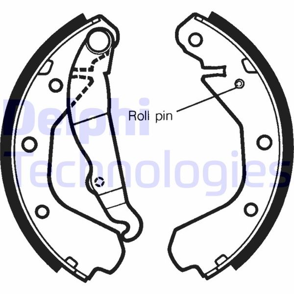 DELPHI LS1292 Fren Sistemleri Fren Pabucu - OPEL KADETT D (31_-34_, 41_-44_) uyumlu