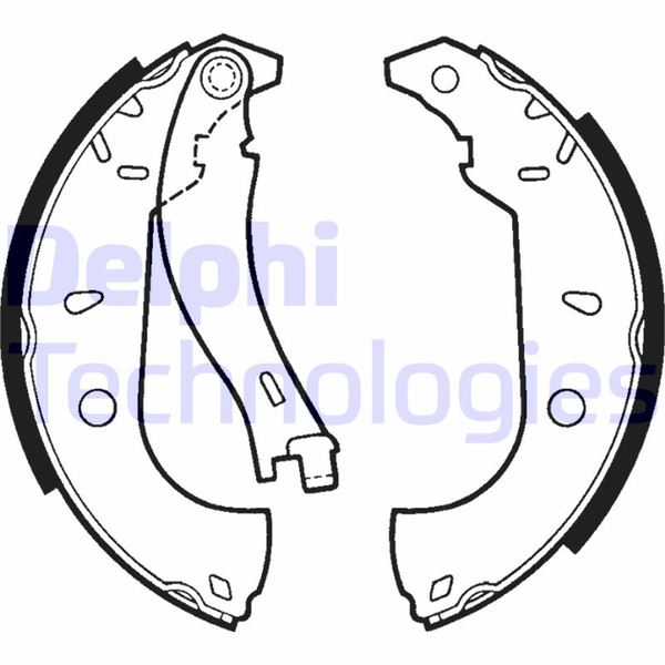 DELPHI LS1379 Fren Sistemleri Fren Pabucu - FIAT TIPO (160_) uyumlu