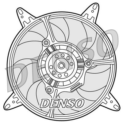 DENSO DER09290 Soğutma Sistemi Fan - FIAT PANDA (141_) uyumlu