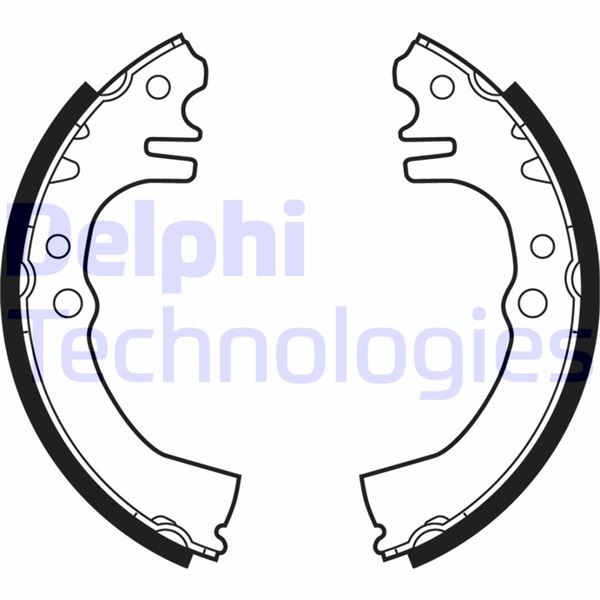 DELPHI LS1874 Fren Sistemleri Fren Pabucu - DAIHATSU CUORE II (L80, L81) uyumlu