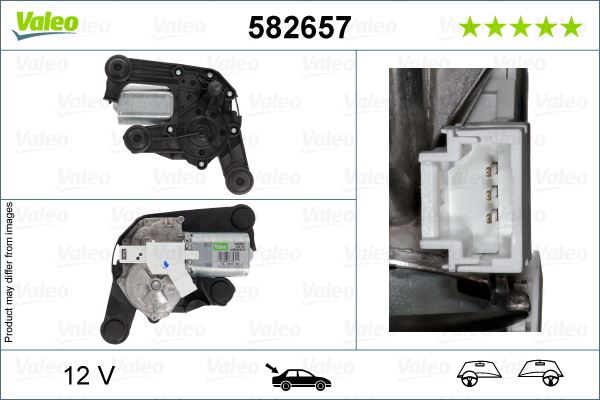 VALEO 582657 Kaporta & Gövde Parçaları Cam Silecek Mekanizması - CITROËN DS3 (SA_) uyumlu