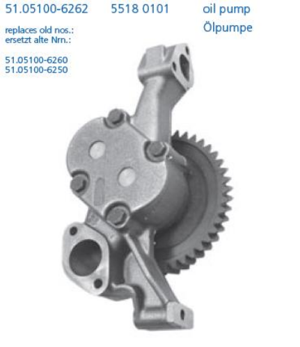 LASO 55180101 Motor Yağ Pompası - MAN F2000 uyumlu