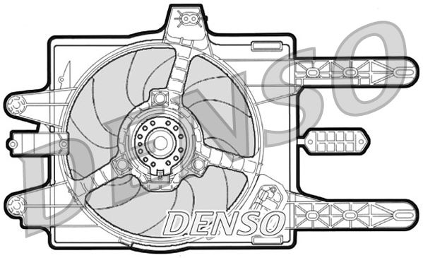 DENSO DER09030 Soğutma Sistemi Fan - FIAT PUNTO (176_) uyumlu
