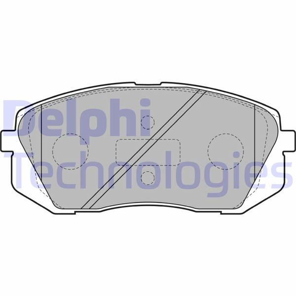 DELPHI LP2050 Fren Sistemleri Fren Balatası - KIA SPORTAGE II (JE_, KM_) uyumlu