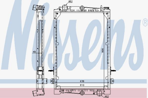 NISSENS 61427A Soğutma Sistemi Su Soğutucu & Parçaları