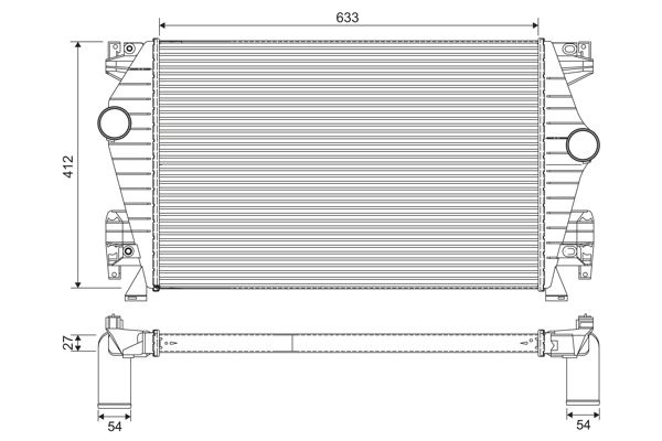 VALEO 817864 Motor Turbo Radyatörü - AUDI A8 D2 (4D2, 4D8) uyumlu