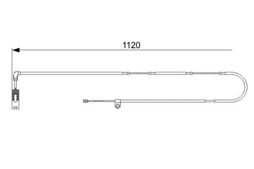 BOSCH 1 987 473 010 Fren Sistemleri Aşınma Göstergesi - LAND ROVER RANGE ROVER III (L322) uyumlu