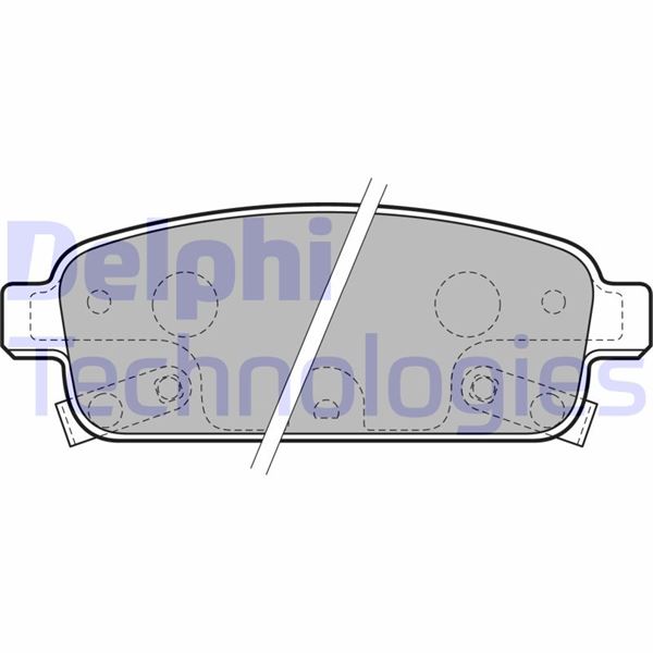 DELPHI LP2167 Fren Sistemleri Fren Balatası - OPEL ASTRA J Sports Tourer (P10) uyumlu