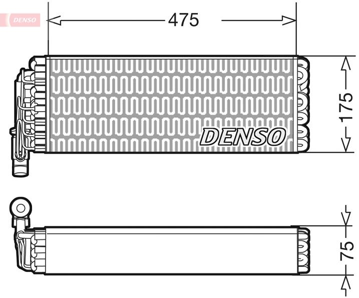 DENSO DEV12003 İklimlendirme Sistemi Evaporatör