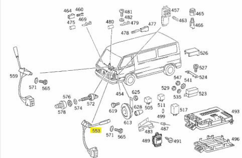 Sinyal Kolu - MERCEDES ORIJINAL - A6315400044 Ürün Görseli
