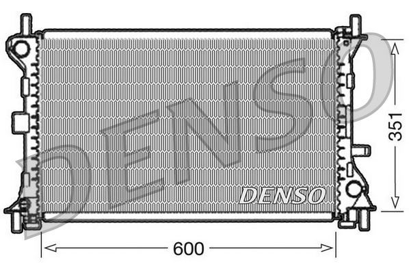 DENSO DRM10052 Soğutma Sistemi Su Soğutucu & Parçaları - FORD FOCUS I (DAW, DBW) uyumlu