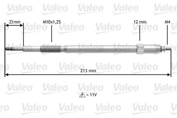 VALEO 345221 Ateşleme Sistemi Kızdırma Bujisi - NISSAN PATROL GR V Wagon (Y61) uyumlu