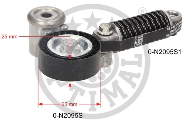 OPTIMAL 0-N2095 Motor Kayış Gergisi - CITROËN C3 I (FC_, FN_) uyumlu
