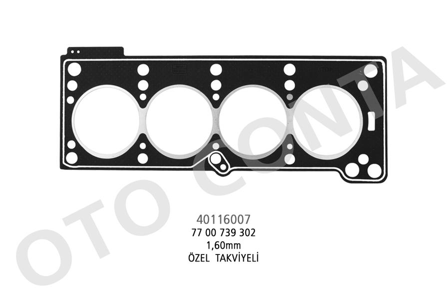 Silindir Kapak Contası - OTOCONTA - 40116007