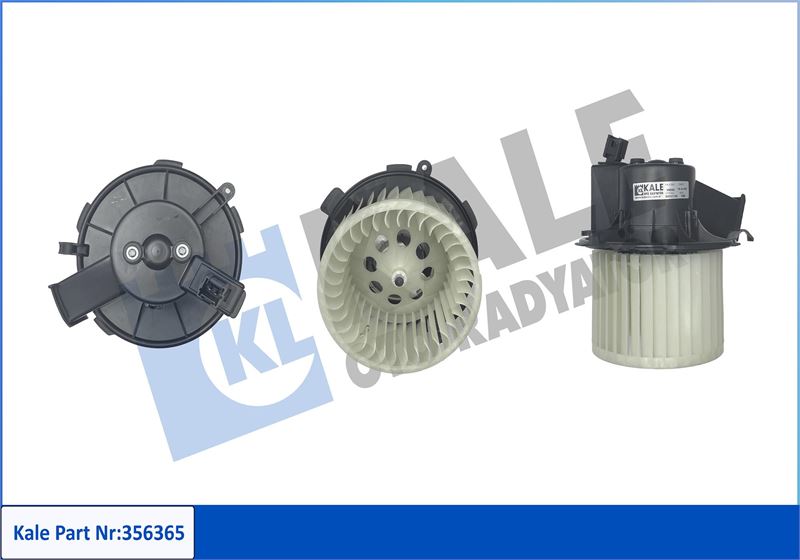KALE OTO RADYATÖR 356365 İklimlendirme Sistemi Fan Parçaları - PEUGEOT 307 (3A/C) uyumlu