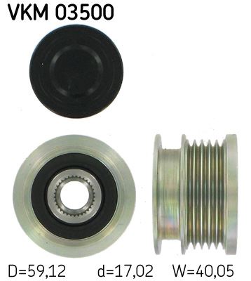 SKF VKM 03500 Elektrik Sistemi Alternatör - OPEL ZAFIRA B Kasa/büyük limuzin (A05) uyumlu