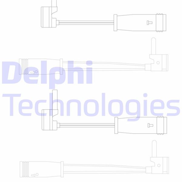DELPHI LZ0163 Fren Sistemleri Aşınma Göstergesi - MERCEDES-BENZ A-SERISI (W169) uyumlu
