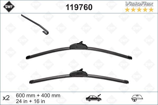 Silecek Süpürgesi - VALEO - 119760 Ürün Görseli