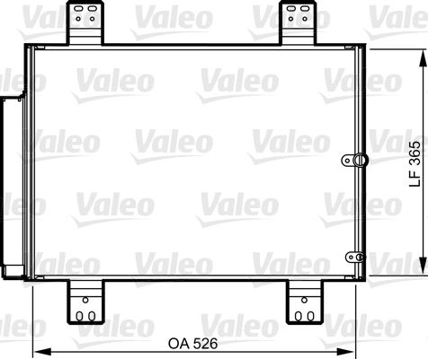 VALEO 814206 İklimlendirme Sistemi Klima Radyatörü - DAIHATSU TERIOS (J2_, F7__) uyumlu