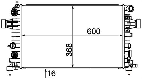 Su Radyatörü - GM - 13145210 Ürün Görseli