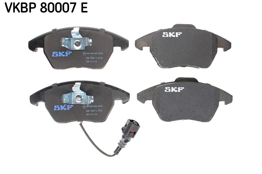 SKF VKBP 80007 E Fren Sistemleri Fren Balatası - VW PASSAT B7 (362) uyumlu